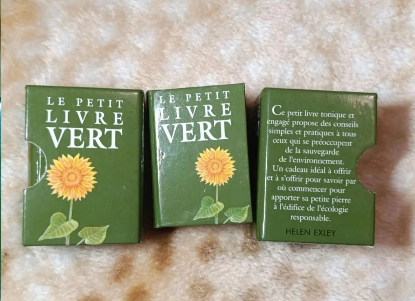 Mini libros Le Petit Livre Vert (2 uds)